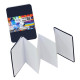 Szkicownik harmonijkowy Leporello Mixed Media SM–LT 10,5x14,8 cm 8 ark