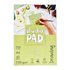 SM–LT Studio Drawing Paper Pad A4 150 gsm 40 Sheets