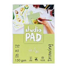 SM–LT Studio Drawing Paper Pad A5 150 gsm 40 Sheets