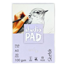 SM–LT Studio Sketch Paper Pad A5 100 gsm 50 Sheets