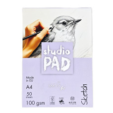 SM–LT Studio Sketch Paper Pad A4 100 gsm 50 Sheets