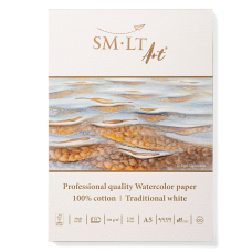 SM-LT Professional Watercolor Blok akwarelowy A5 300 gsm 10 ark 100% bawełna