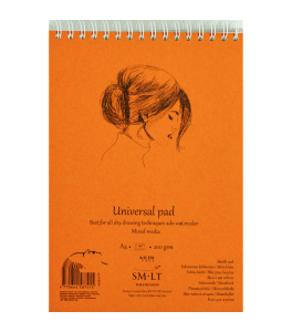 SM–LT AUTHENTIC BLOK MIXED MEDIA NA SPIRALI A4 200G 40ARK MIXB–40TS