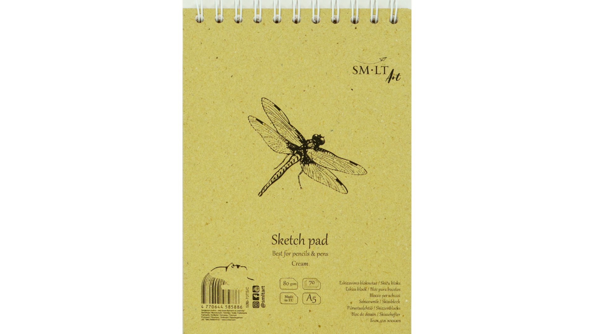 Sketch pad Authentic, cream