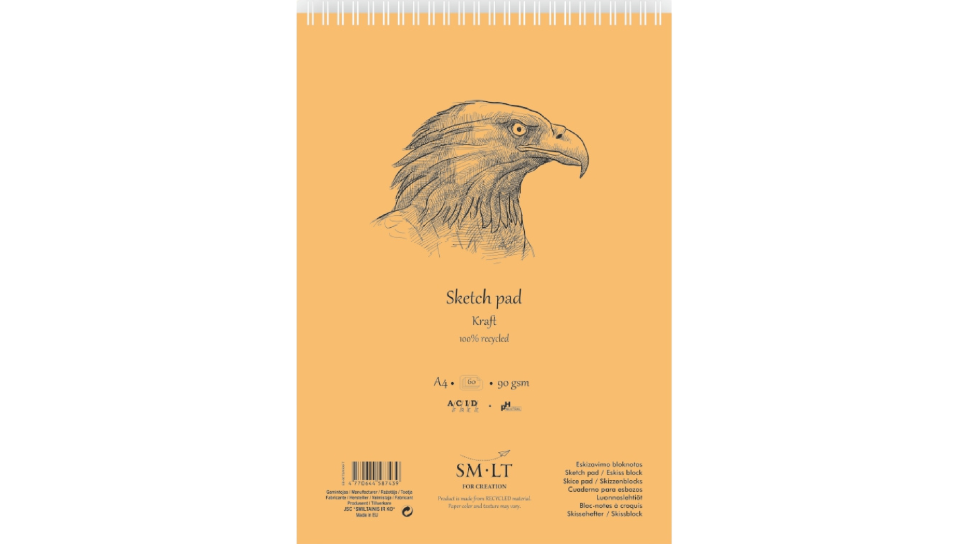 Sketch pad Authentic, kraft