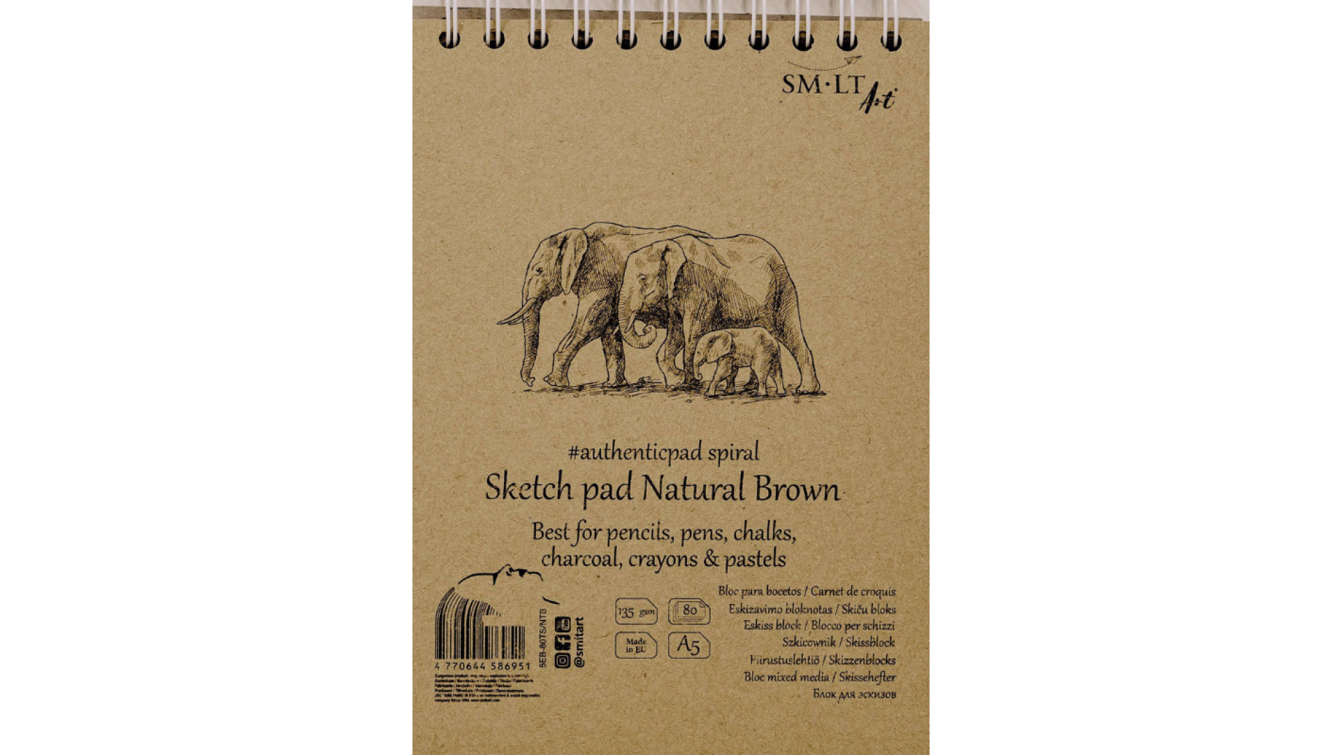 Sketch pad Authentic, natural