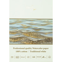 SM–LT Professional Watercolor Blok akwarelowy A4 300 gsm 10 ark 100% bawełna
