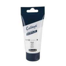 Farba akrylowa Schmincke College biała 75 ml. 100