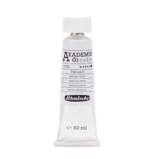 Oil paint Schmincke Akademie titanium white 60 ml. 102