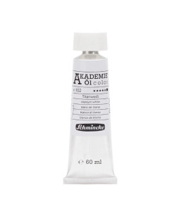 Oil paint Schmincke Akademie titanium white 60 ml. 102