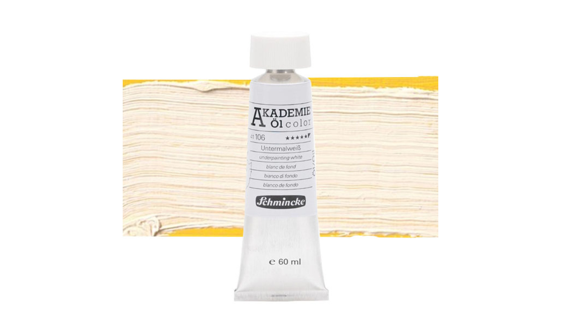 Oil paint Schmincke Akademie underpainting white 60 ml. 106