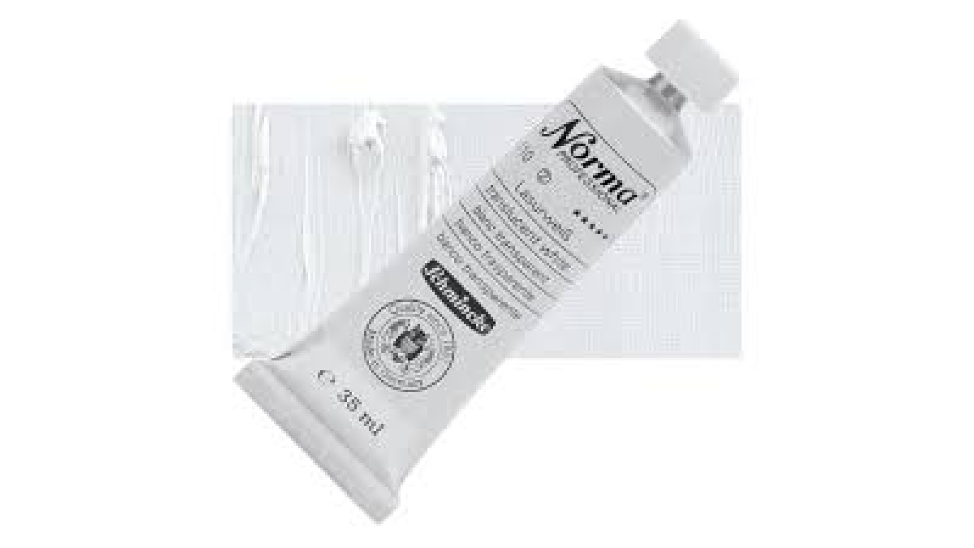 Farba olejna Schmincke Norma Professional w kolorze transparentnego białego odcienia. 35 ml. 110