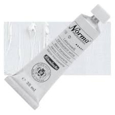 Farba olejna Schmincke Norma Professional w kolorze transparentnego białego odcienia. 35 ml. 110