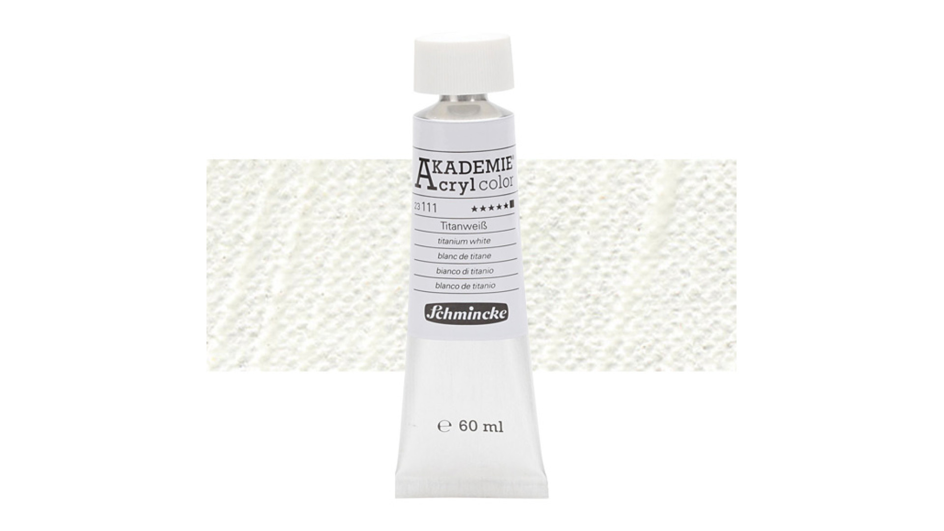 Farba akrylowa Schmincke Akademie biały tytanowy 60 ml. 111