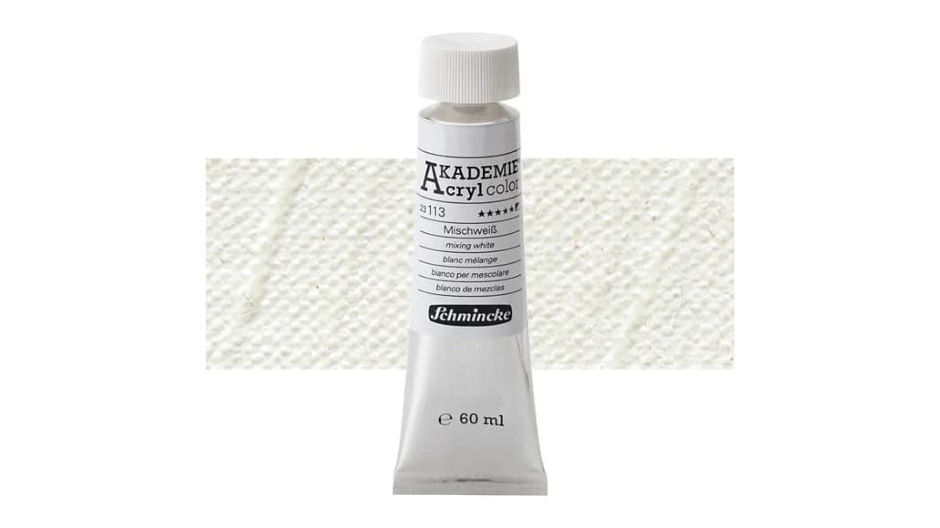 Farba akrylowa Schmincke Akademie w kolorze jasny tytan 60 ml. 113