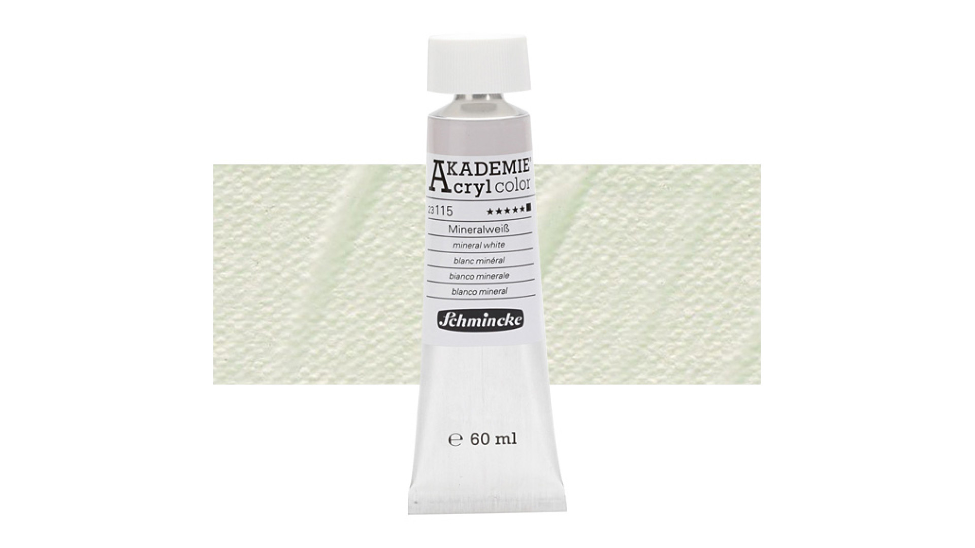 Farba akrylowa Schmincke Akademie biała mineralna 60 ml. 115