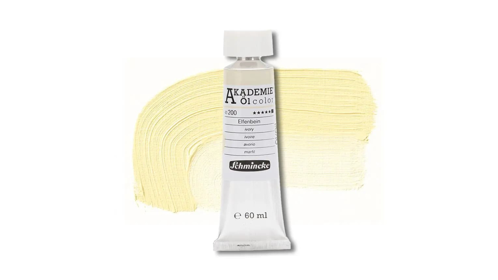 Oil paint Schmincke Akademie ivory 60 ml. 200