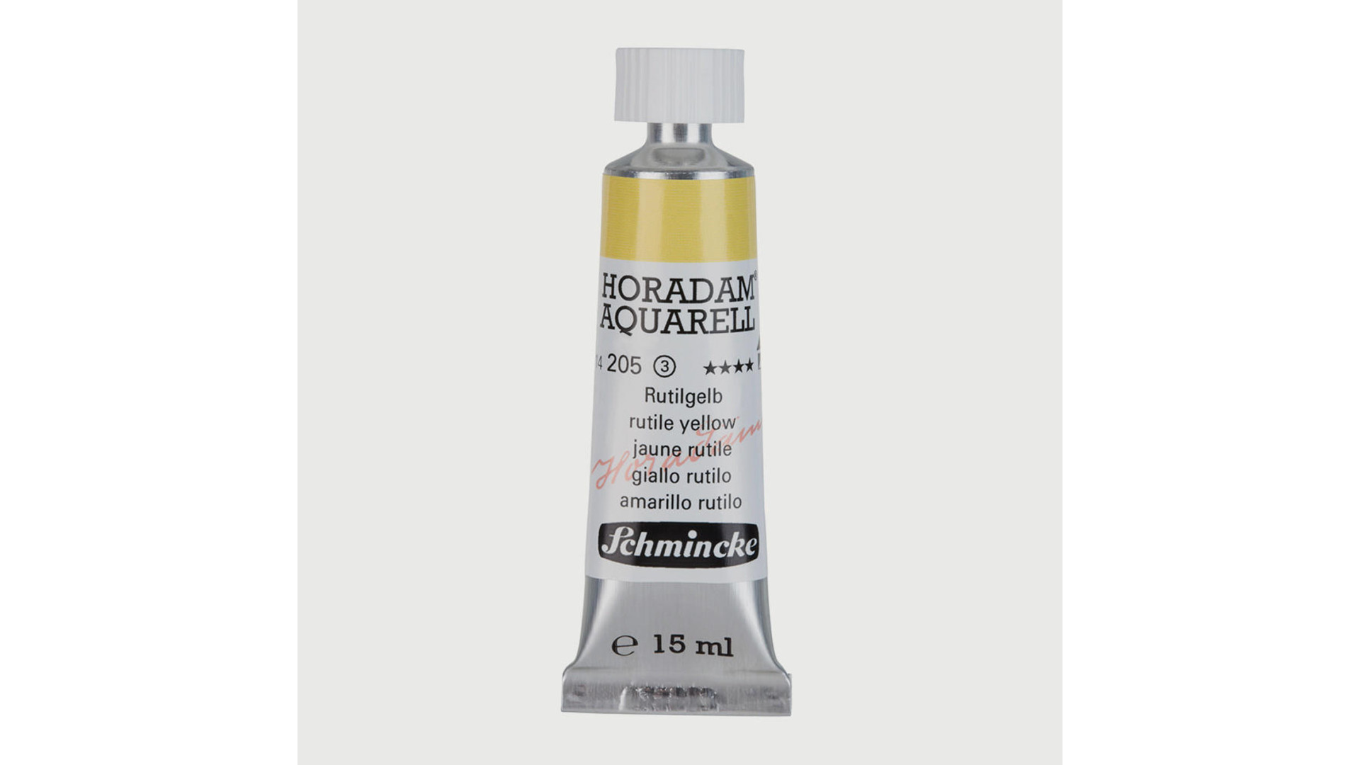 Farba akwarelowa Schmincke Horadam Aquarell rutylo żółty 15 ml. 205