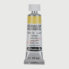 Watercolour paint Schmincke Horadam Aquarell rutile yellow 15 ml. 205