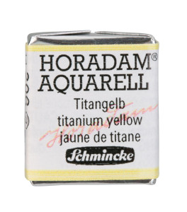 Watercolour paint Schmincke Horadam Aquarell titanium yellow 206