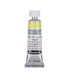 Farba akwarelowa Schmincke Horadam Aquarell tytanowa żółta 15 ml. 206
