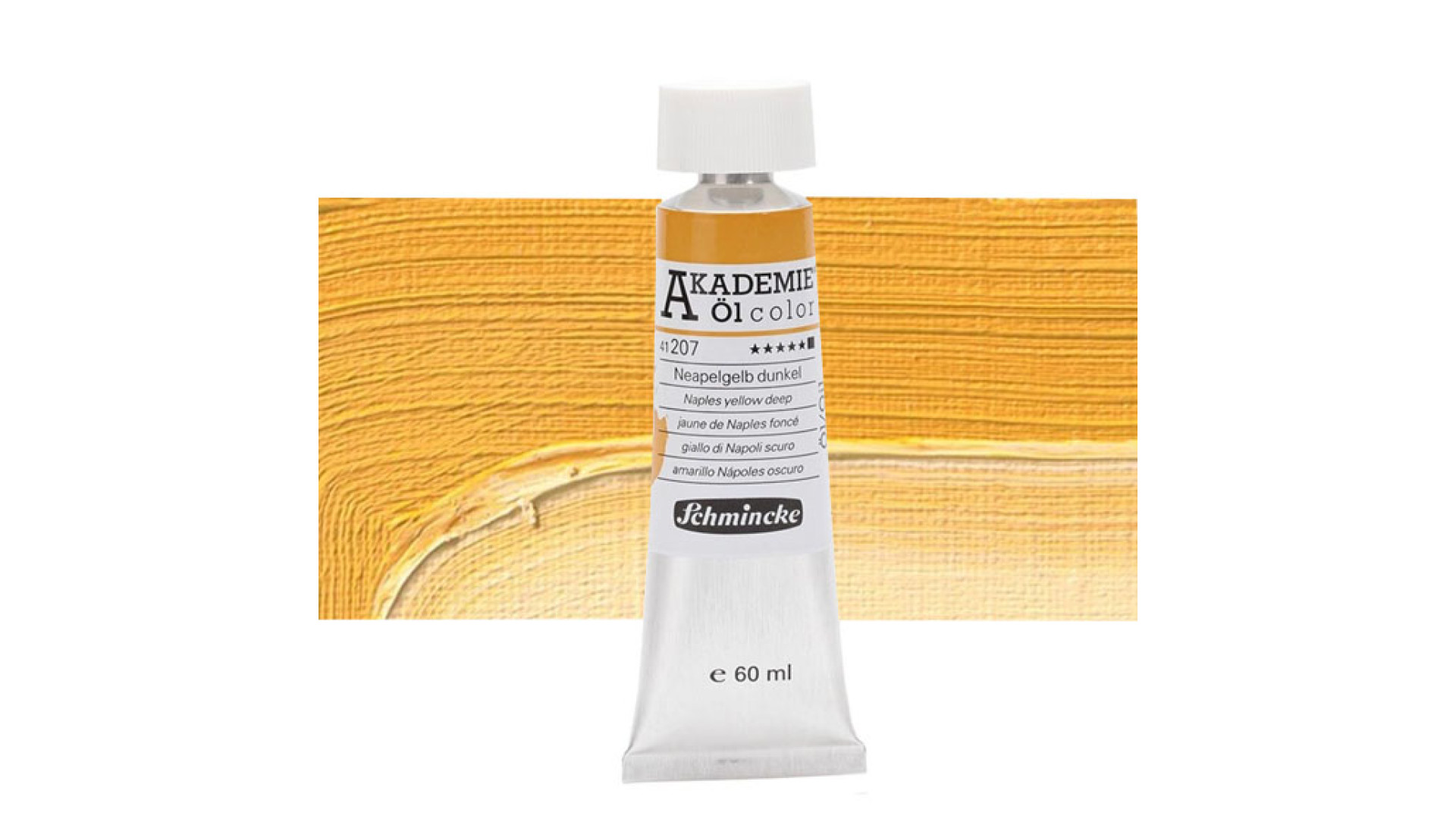 Oil paint Schmincke Akademie Naples yellow deep 60 ml. 207