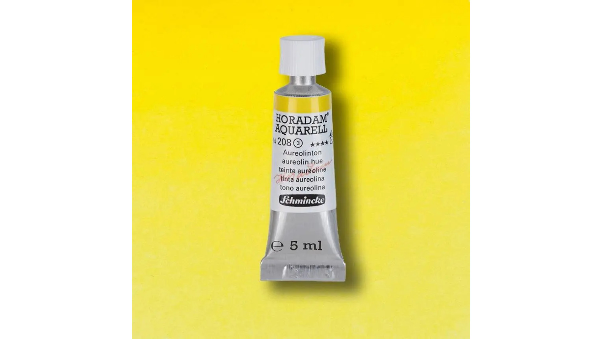 Watercolour paint Schmincke Horadam Aquarell aureolin hue 5 ml. 208