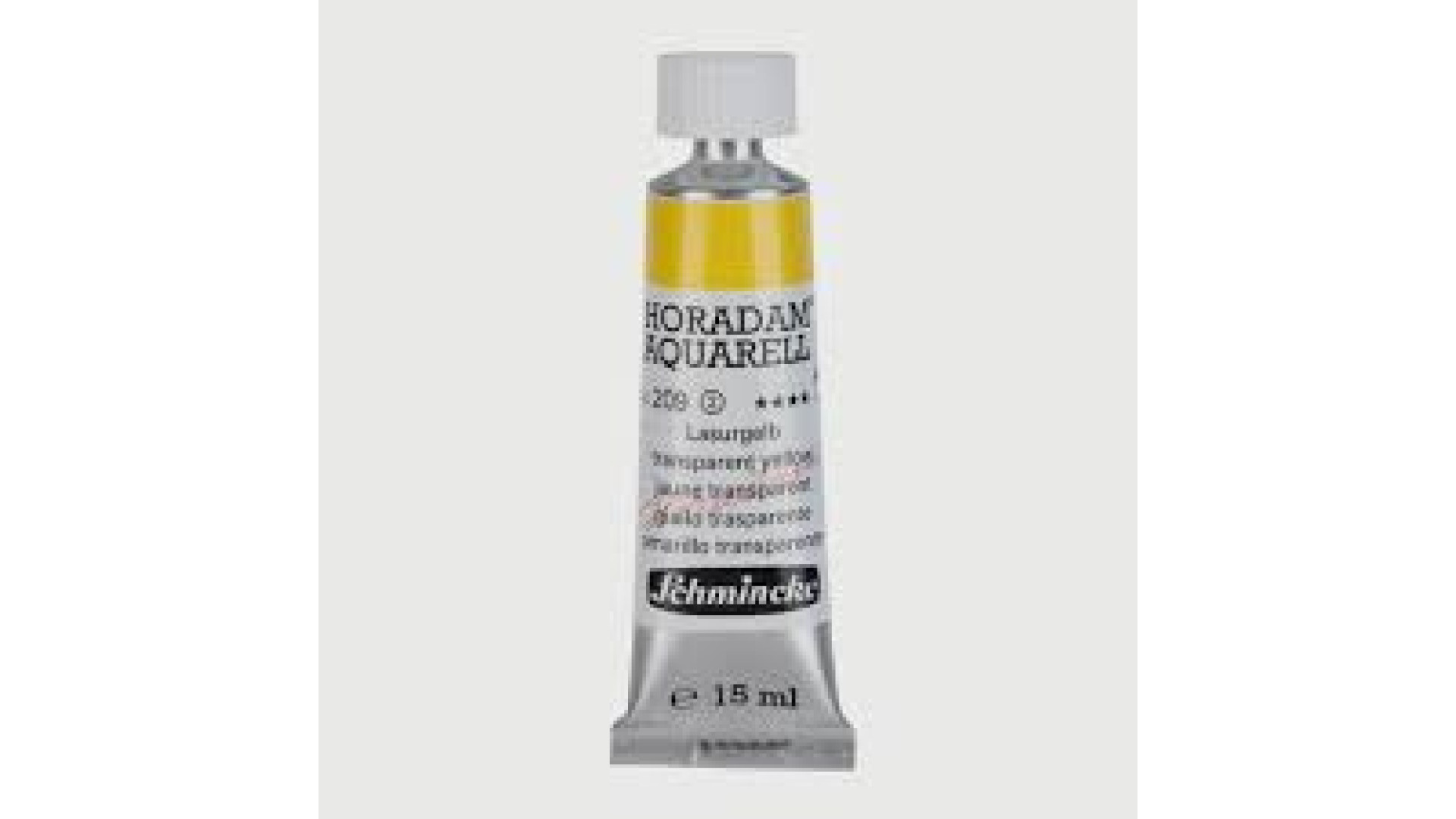 Farba akwarelowa Schmincke Horadam Aquarell transparentny żółty 15 ml. 209