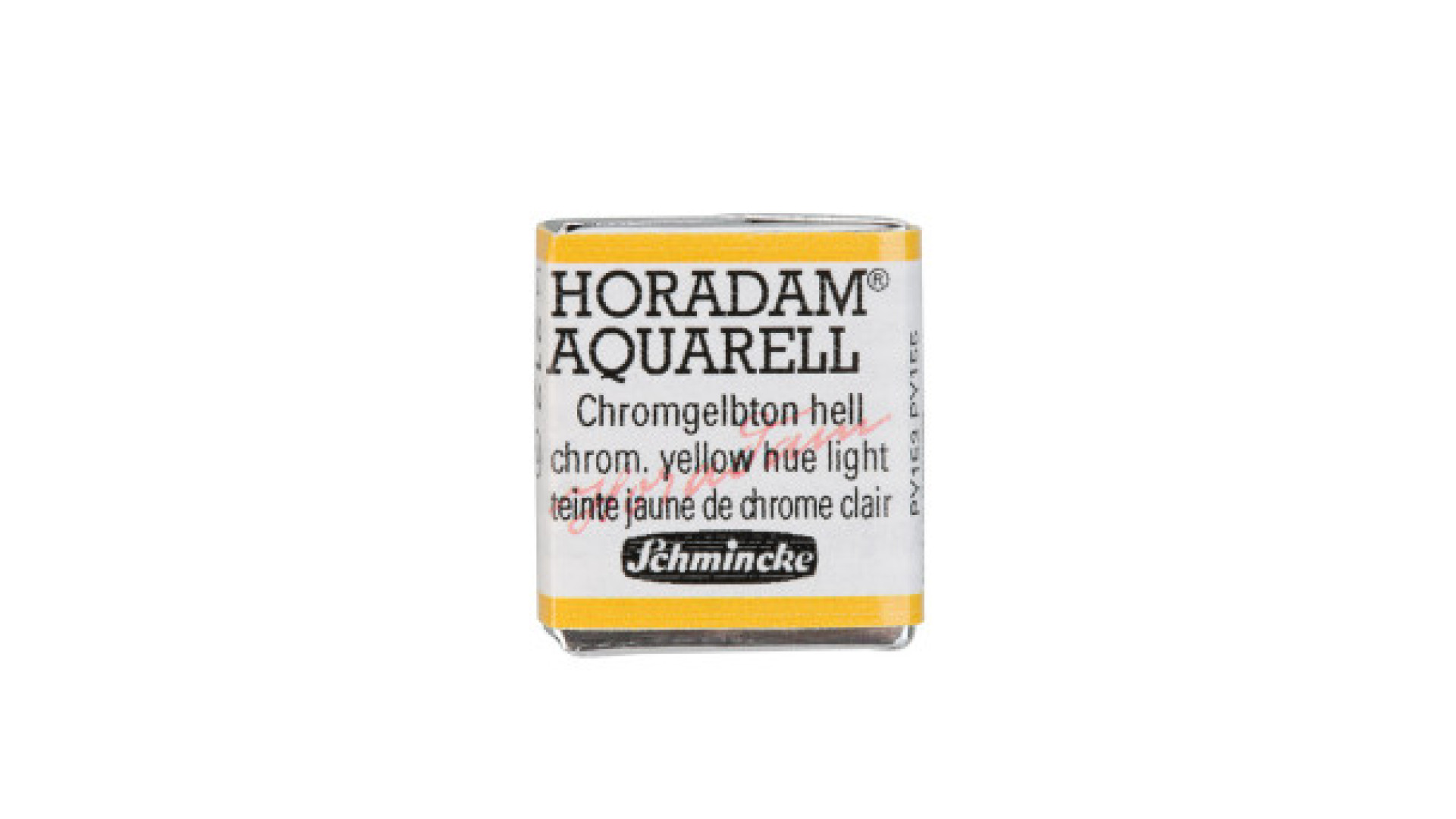 Watercolour paint Schmincke Horadam Aquarell chromium yellow hue light 212