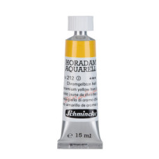 Watercolour paint Schmincke Horadam Aquarell chromium yellow hue light 15 ml. 212