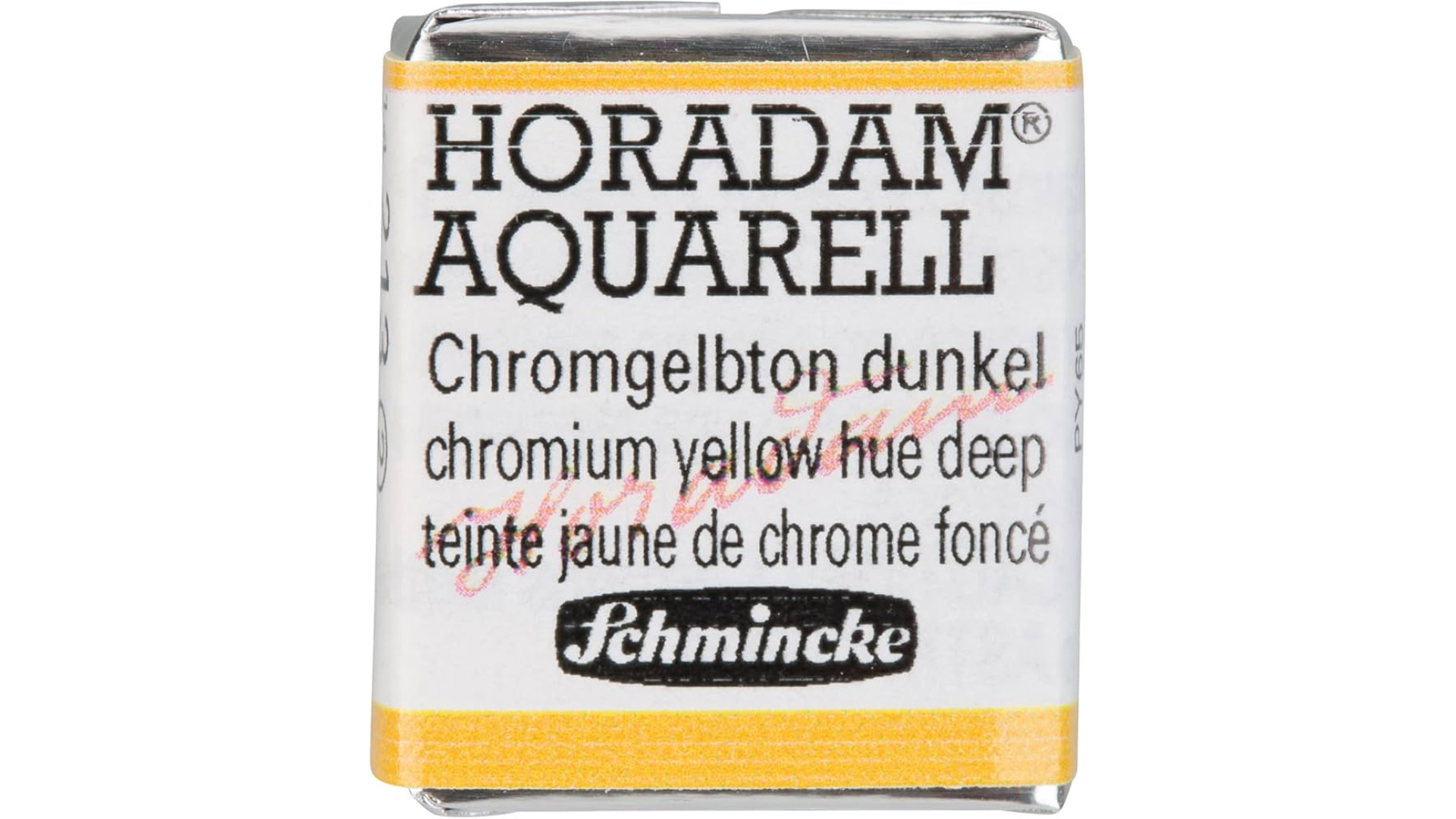 Watercolour paint Schmincke Horadam Aquarell chromium yellow hue deep 213