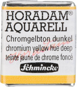 Watercolour paint Schmincke Horadam Aquarell chromium yellow hue deep 213