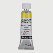 Watercolour paint Schmincke Horadam Aquarell pure yellow 15 ml. 216