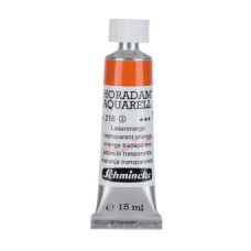 Watercolour paint Schmincke Horadam Aquarell transparent orange 15 ml. 218