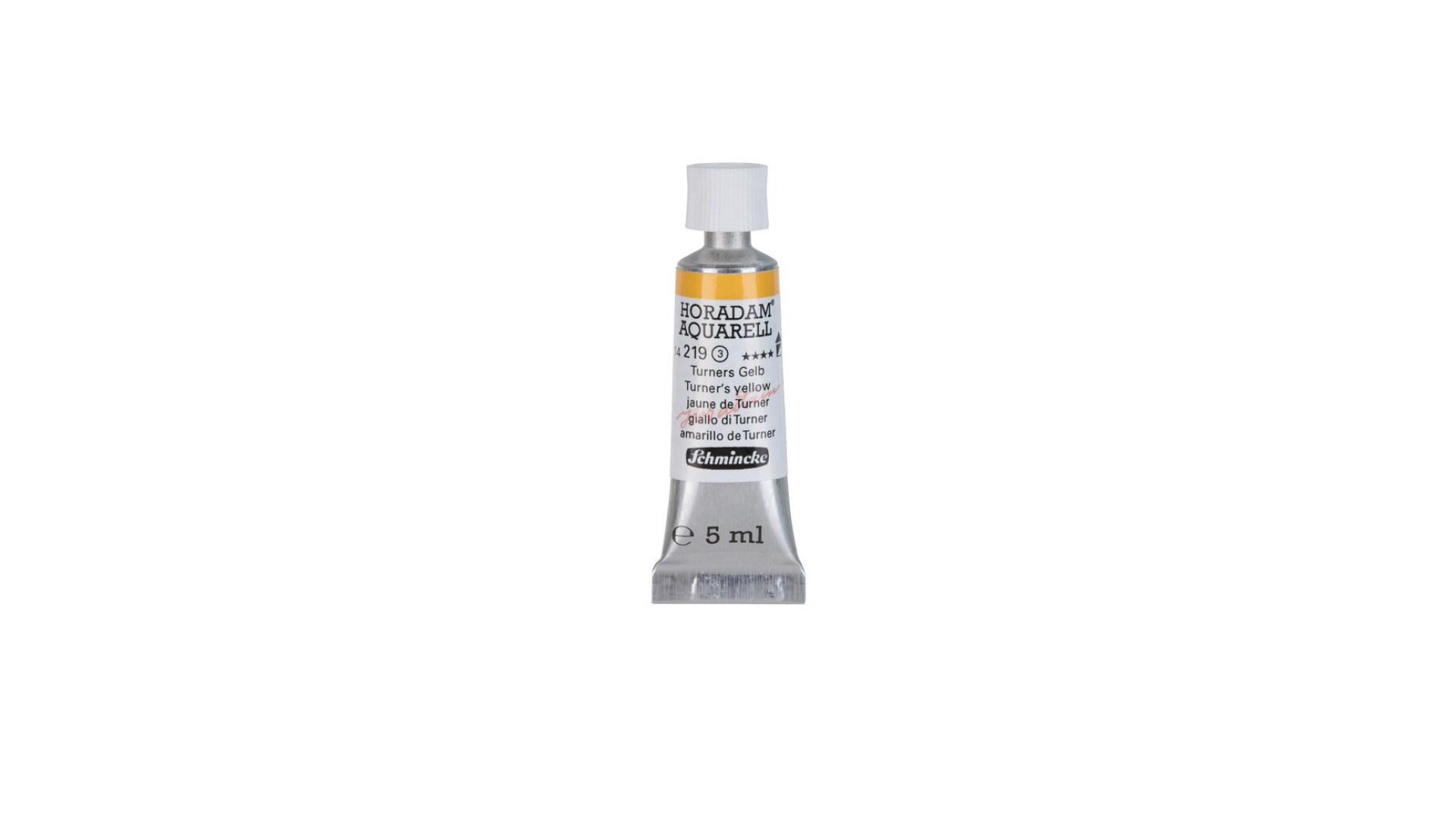 Farba akwarelowa Schmincke Horadam Aquarell Turner`s yellow 5 ml. 219