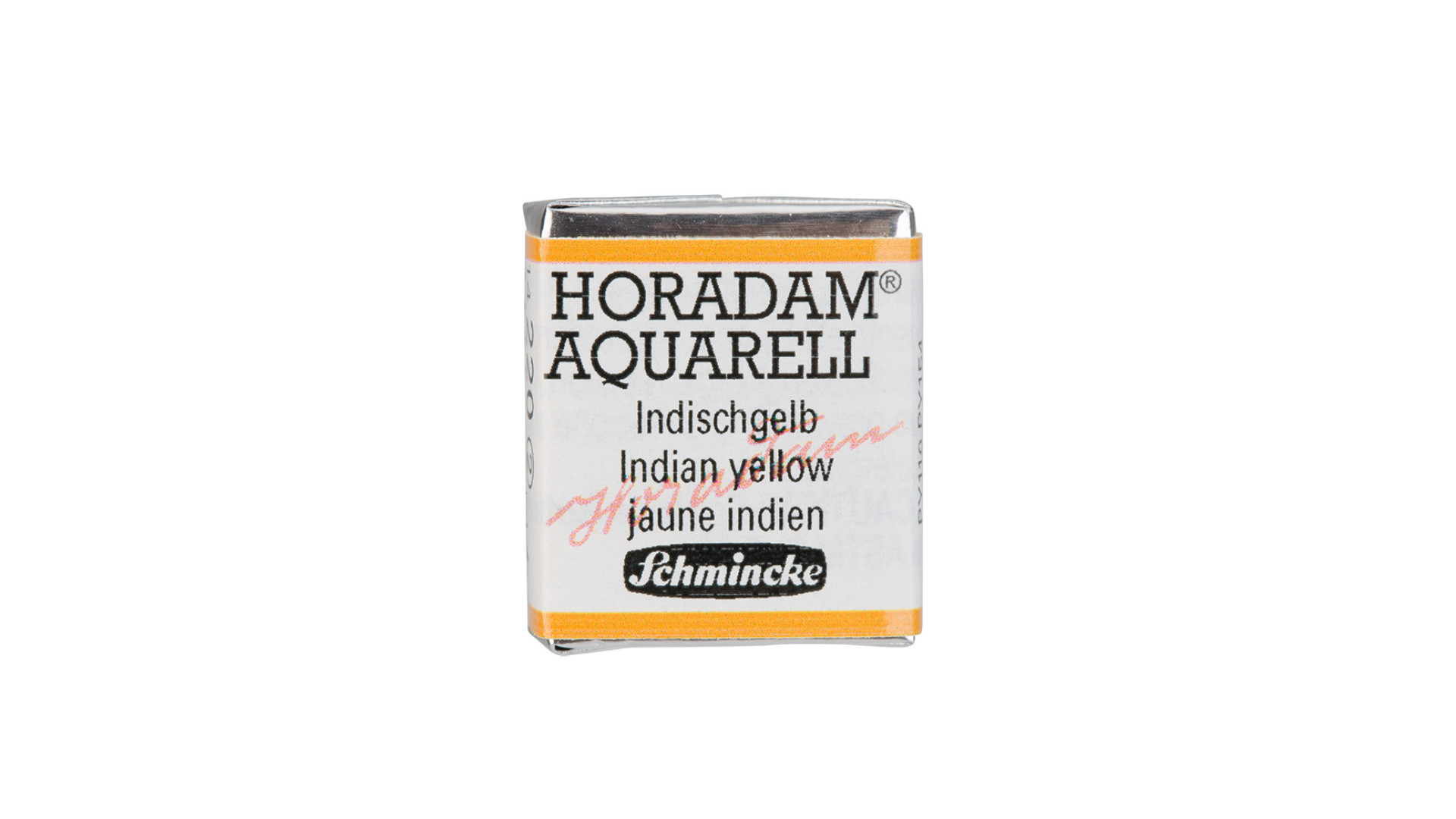 Watercolour paint Schmincke Horadam Aquarell Indian yellow 5 ml. 220