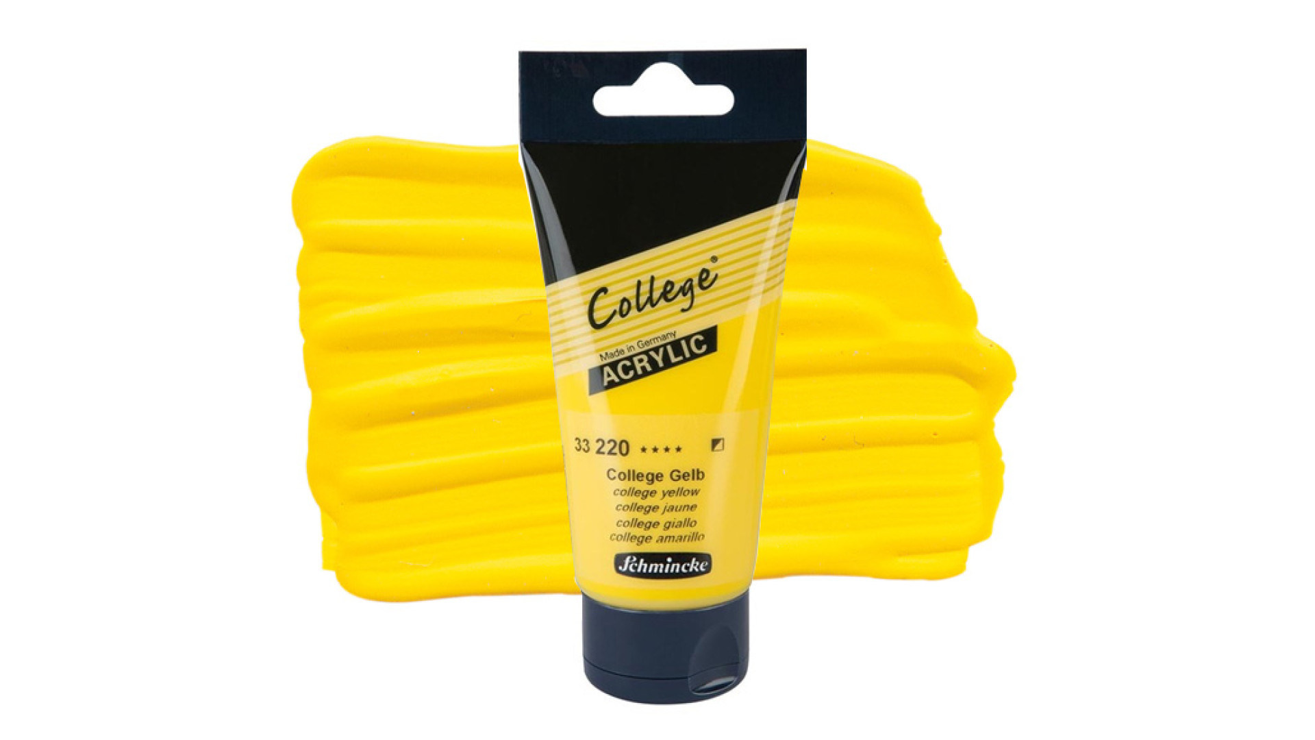 Farba akrylowa Schmincke College żółta 75 ml. 220
