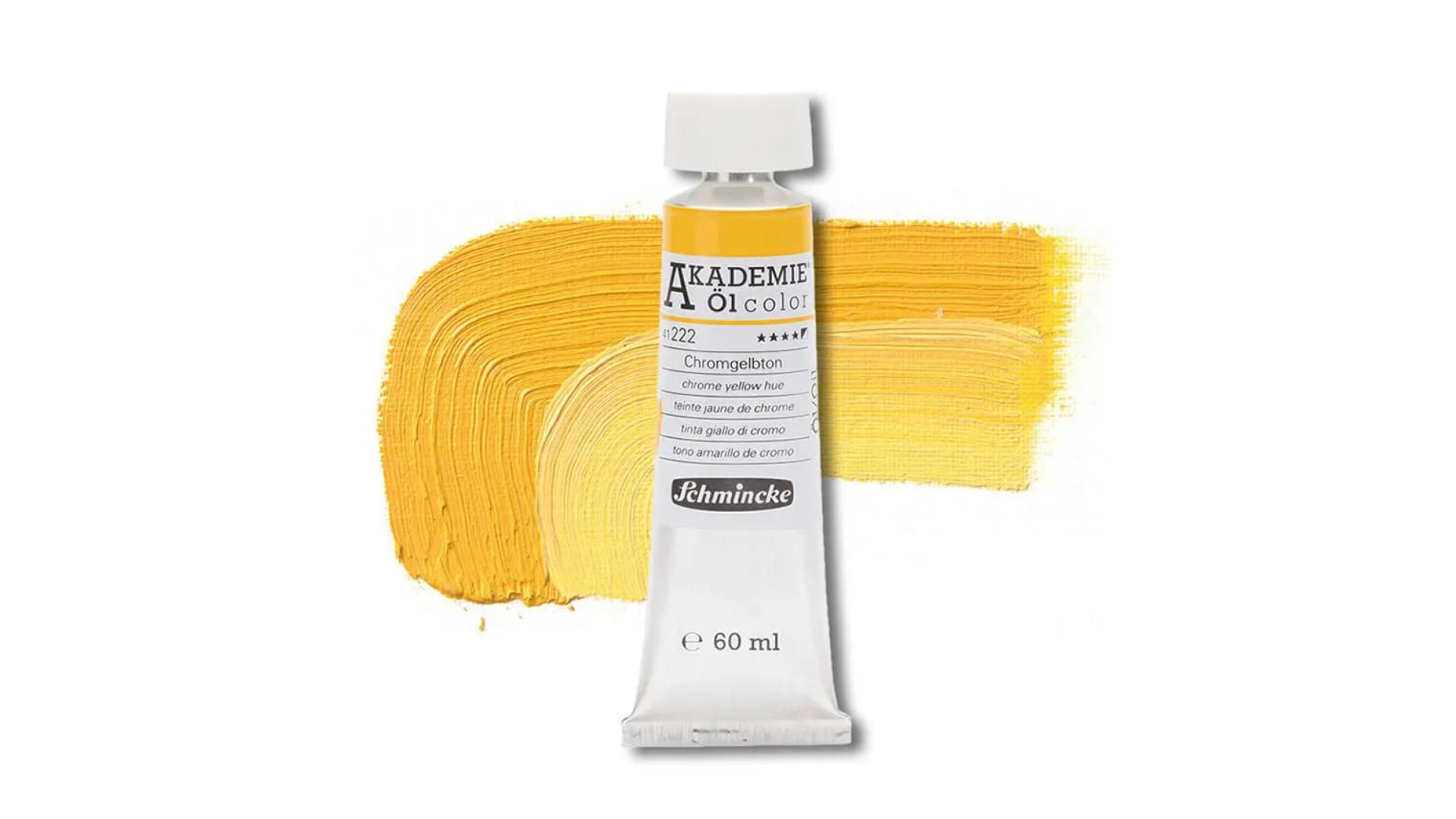 Oil paint Schmincke Akademie chrome yellow hue 60 ml. 222