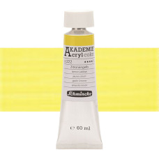 Farba akrylowa Schmincke Akademie cytrynowa żółć 60 ml. 222