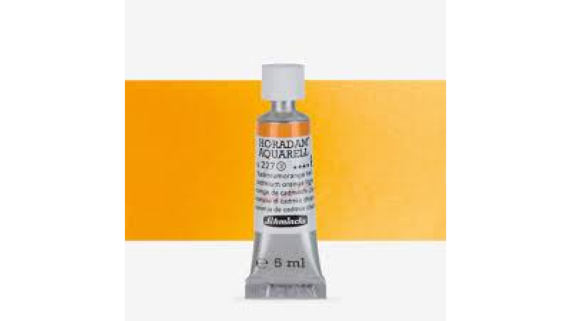 Watercolour paint Schmincke Horadam Aquarell cadmium orange light 5 ml. 227