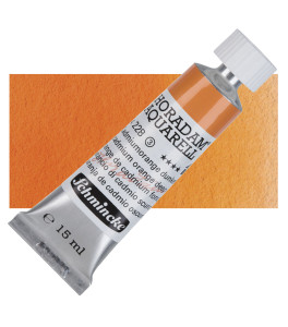 Watercolour paint Schmincke Horadam Aquarell cadmium orange deep 15 ml. 228