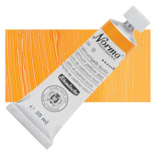 Farba olejna Schmincke Norma Professional o głębokim odcieniu żółci kadmiowej. 35 ml. 244