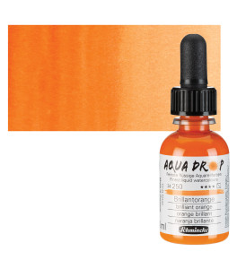 Watercolour paint Schmincke Aqua drop brilliant orange 30 ml. 250