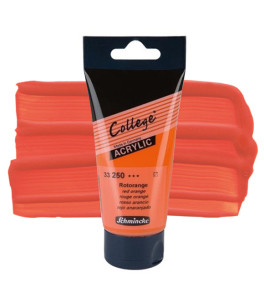 Acrylic paint Schmincke College red orange 75 ml. 250