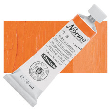 Farba olejna Schmincke Norma Professional o odcieniu pomarańczowego kadmowego. 35 ml. 300