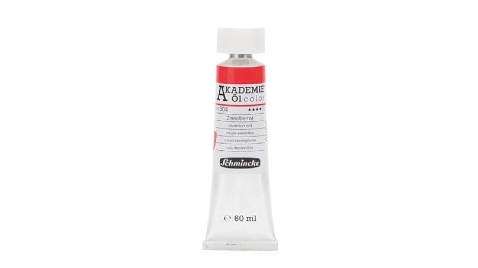 Oil paint Schmincke Akademie vermilion red 60 ml. 304