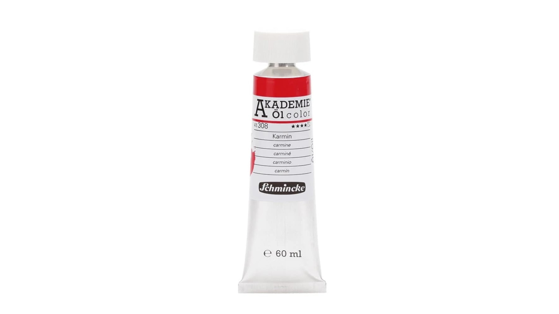 Oil paint Schmincke Akademie carmine 60 ml. 308