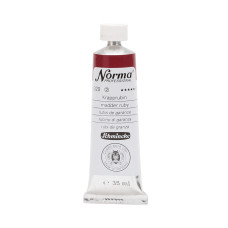 Farba olejna Schmincke Norma Professional o odcieniu madder ruby. 35 ml. 320