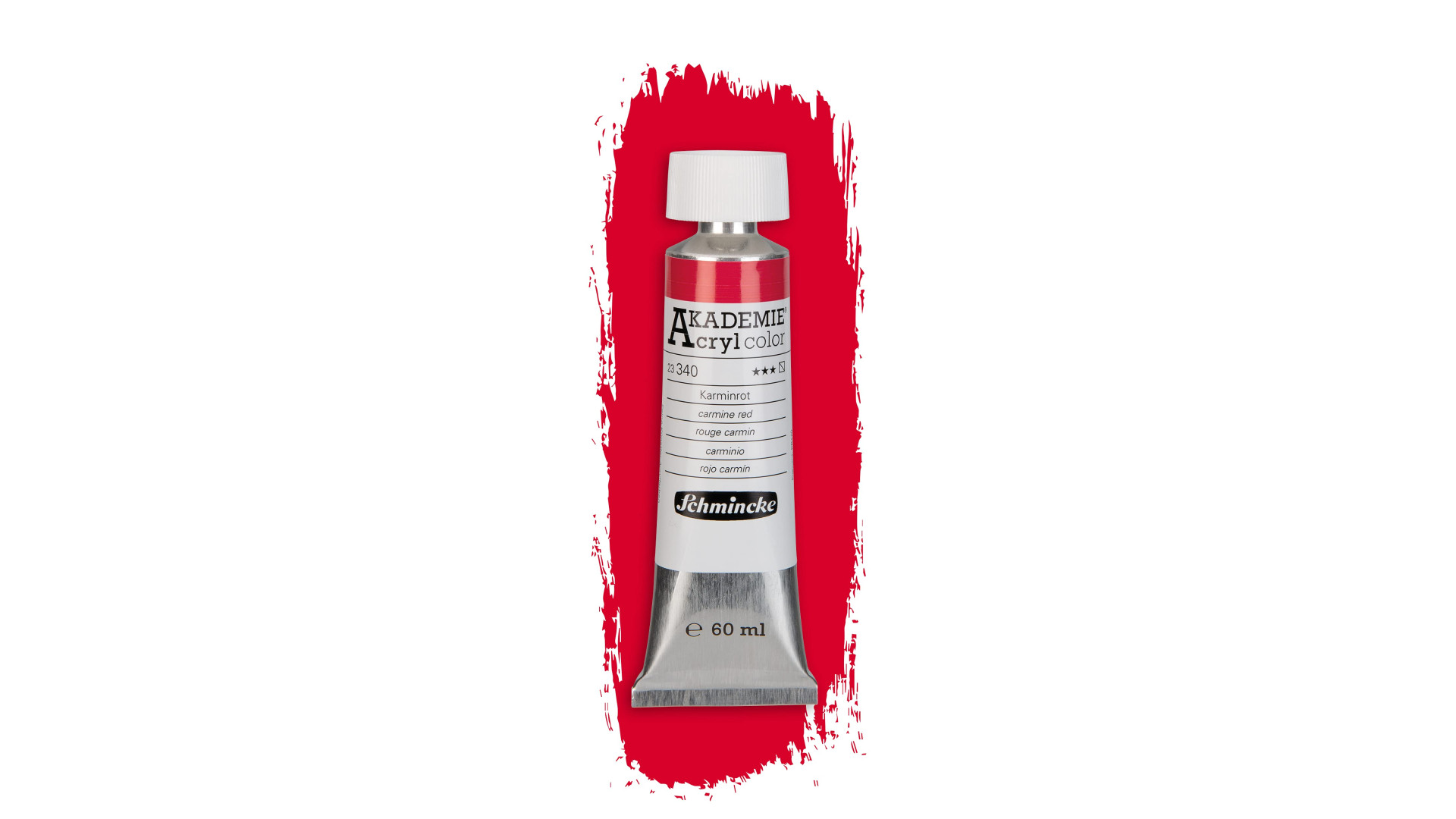 Farba akrylowa Schmincke Akademie karmazynowa czerwień 60 ml. 340