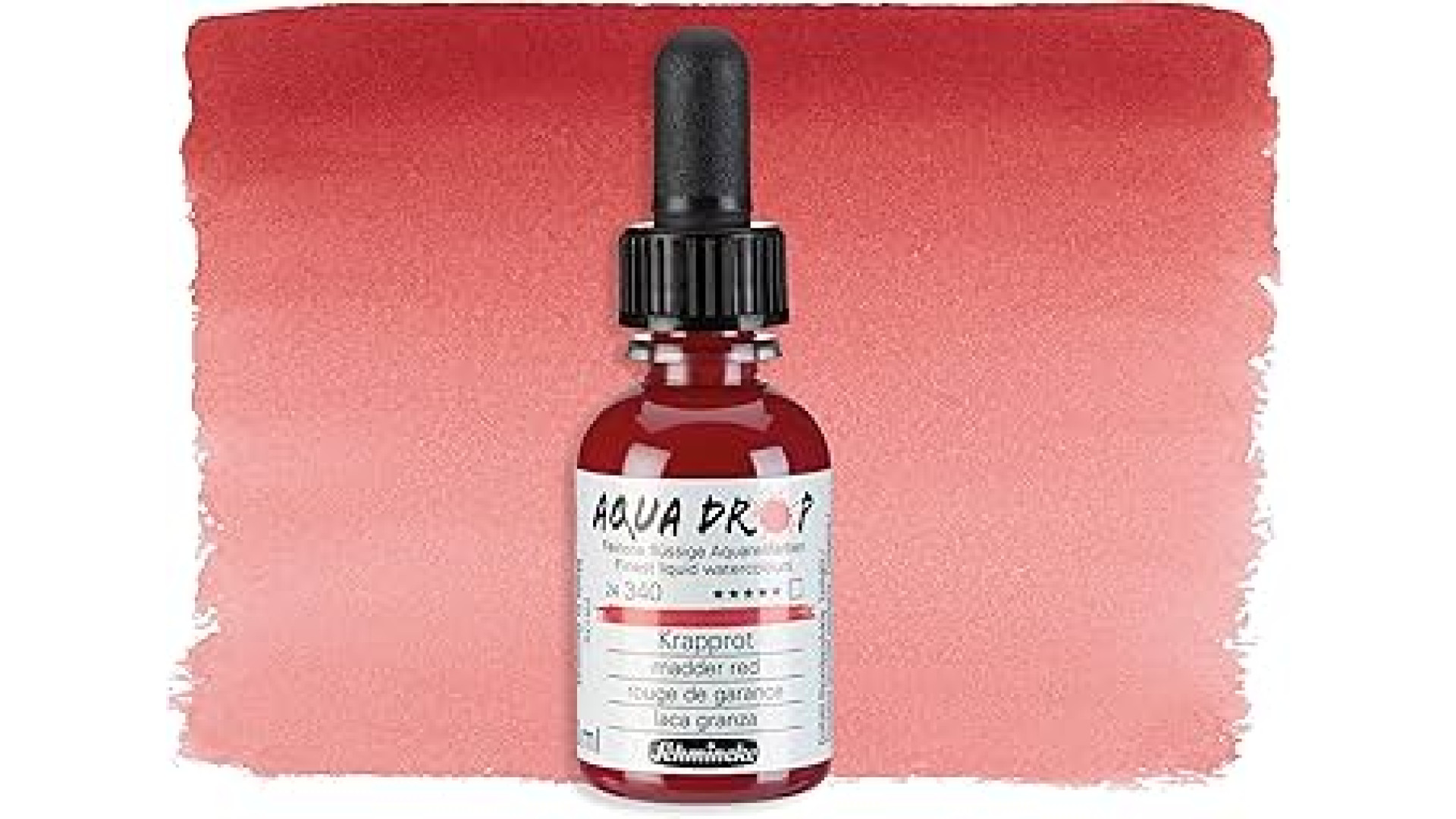 Watercolour paint Schmincke Aqua drop madder red 30 ml. 340